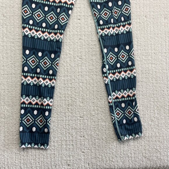 Kari Traa Womens L Base Layer Pants Nordic Color Print Outdoor Ski Sport Hiking - Picture 11 of 11